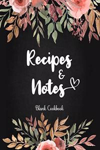 Blank Cookbook Recipes & Notes