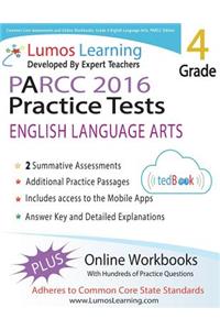 Common Core Assessments and Online Workbooks: Grade 4 Language Arts and Literacy, Parcc Edition: Common Core State Standards Aligned