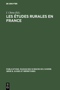 Les études rurales en France