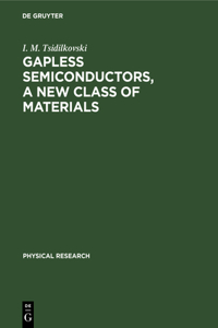 Gapless Semiconductors, a New Class of Materials