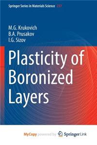 Plasticity of Boronized Layers