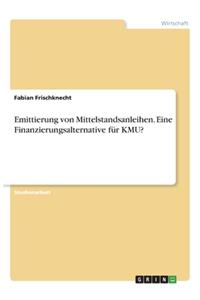 Emittierung von Mittelstandsanleihen. Eine Finanzierungsalternative für KMU?