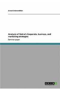 Analysis of Nokia's Corporate, business, and marketing strategies