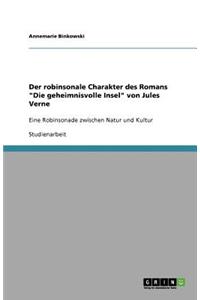 Der robinsonale Charakter des Romans Die geheimnisvolle Insel von Jules Verne