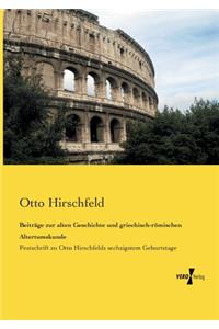 Beiträge zur alten Geschichte und griechisch-römischen Altertumskunde