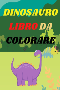 Dinosauro libro da colorare per i bambini