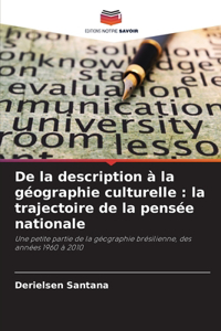 De la description à la géographie culturelle
