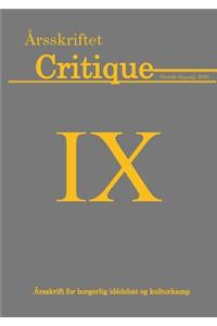 Arsskriftet Critique IX