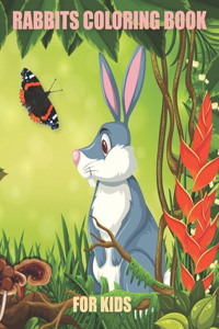 Rabbits coloring book for kids