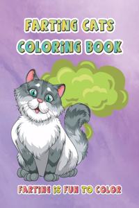 Farting Cats Coloring Book