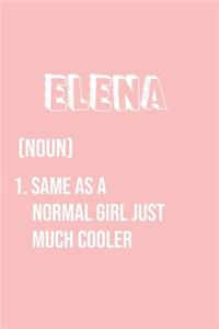 Elena Same as a normal girl just much cooler