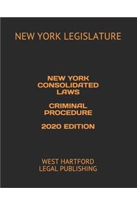 New York Consolidated Laws Criminal Procedure 2020 Edition