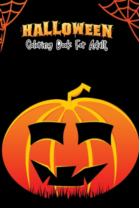 Halloween Coloring Book For Adult