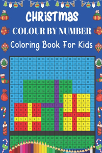 Christmas Colour By Number Coloring Book For Kids