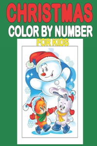 Christmas Color By Number For Kids