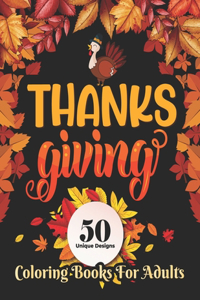 Thanksgiving Coloring books for adults