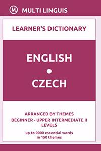 English-Czech Learner's Dictionary (Arranged by Themes, Beginner - Upper Intermediate II Levels)