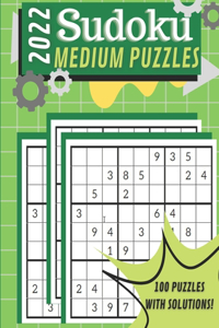 2022 Medium Sudoku Large Print Book