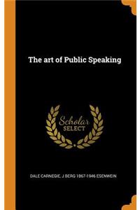 art of Public Speaking