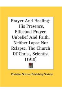 Prayer And Healing