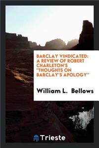 Barclay Vindicated