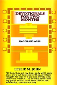 Devotionals for Two Months