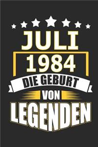 Juli 1984 Die Geburt von Legenden
