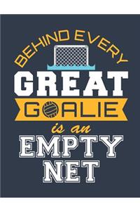 Behind Every Great Goalie is an Empty Net