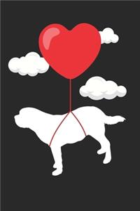 Saint Bernard Journal - Saint Bernard Notebook - Valentine's Day Gift for Saint Bernard Lovers