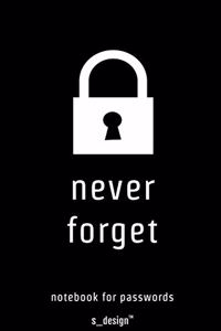 Notebook for Passwords