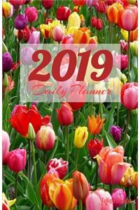 2019 Daily Planner Tulips Design