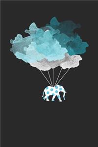 Creaturely Elephant Cloud Notebook