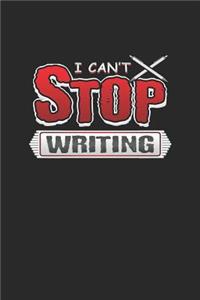 I Can't Stop Writing
