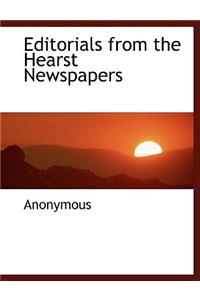 Editorials from the Hearst Newspapers