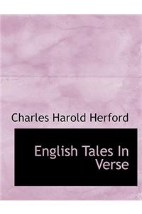 English Tales in Verse