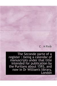 The Seconde Parte of a Register