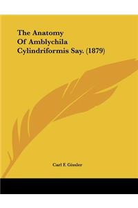 The Anatomy Of Amblychila Cylindriformis Say. (1879)