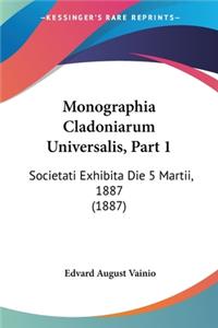 Monographia Cladoniarum Universalis, Part 1