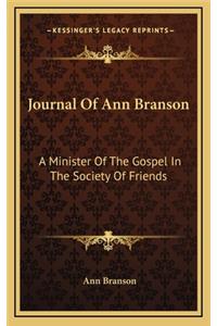 Journal of Ann Branson