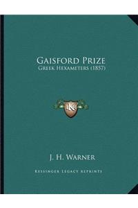 Gaisford Prize