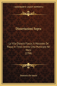 Dissertazioni Sopra