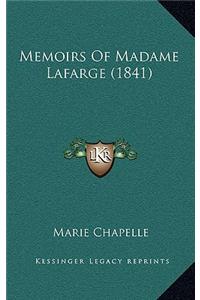 Memoirs Of Madame Lafarge (1841)