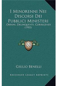I Minorenni Nei Discorsi Dei Pubblici Ministeri