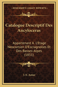 Catalogue Descriptif Des Ancyloceras