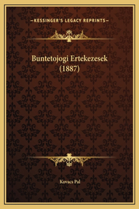 Buntetojogi Ertekezesek (1887)