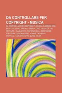 Da Controllare Per Copyright - Musica