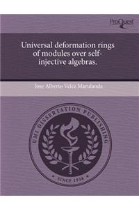 Universal Deformation Rings of Modules Over Self-Injective Algebras