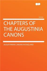 Chapters of the Augustinia Canons