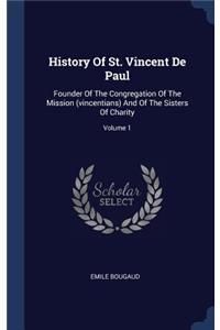 History Of St. Vincent De Paul