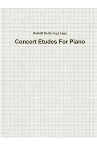 Concert Etudes for Piano